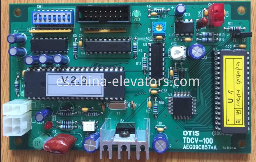 Locitador de voz PCB TDCV-100 para ascensores LG Voice Announcer PCB TDCV-100 for LG Elevators